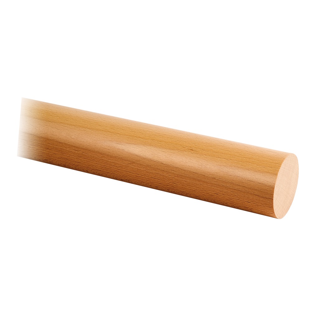 Corrimano in legno, Ø42 mm, L=2500 mm, Naturail, MOD 0950